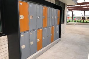 Heavy Duty Plastic Lockers in Marian College